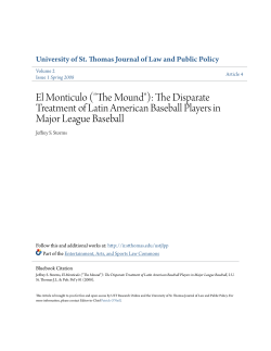 El Monticulo ("The Mound"): The Disparate Treatment of Latin