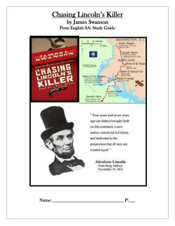 Chasing Lincoln`s Killer