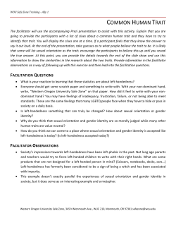 Common Human Trait - Western Oregon University