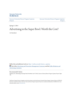 Advertising in the Super Bowl: Worth the Cost? - SUrface
