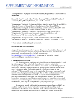 Electronic Supplement - Richard Prum