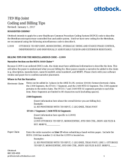 7E9 Coding and Billing Tips