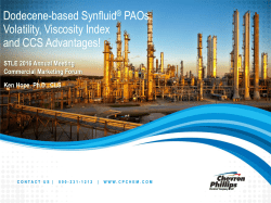 High and Low Viscosity PAOs