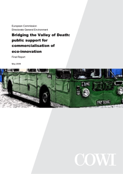 Bridging the Valley of Death - European Commission