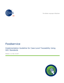 Implementation Guideline for Case-Level Traceability