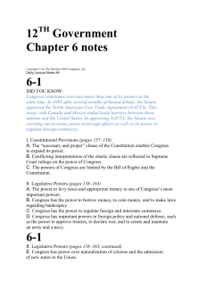 CHAPTER 6 NOTES
