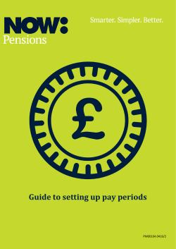 Guide to setting up pay periods