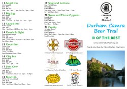 Durham Camra Beer Trail