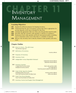 inventory management - McGraw Hill Higher Education