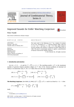 Improved bounds for Erdős` Matching Conjecture
