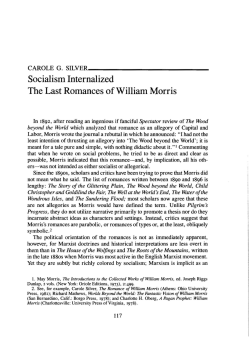 Silver, Carole. "Socialism Internalized: The Last Romances of