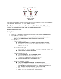 October 15, 2014 - St Cletus School