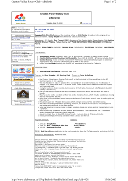 Page 1 of 2 Creston Valley Rotary Club