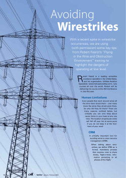Avoiding Wire Strikes