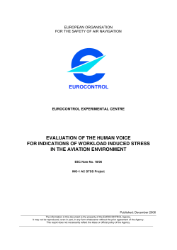 Indications of workload induced stress in human voice