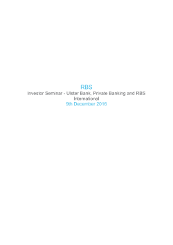 RBS: Investor relations