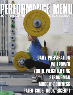 DAILY PREPARATION WILLPOWER YOUTH WEIGHTLIFTING