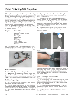 Edge Finishing Silk Crepeline