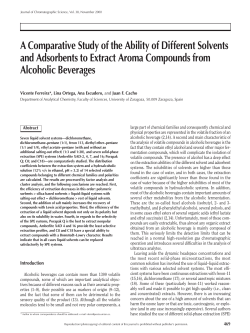 A Comparative Study of the Ability of Different Solvents and