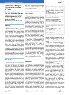 Osteoblastoma of the jaws: report of a case and review of literature