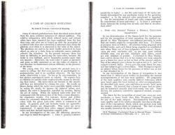 A CASE OF COLORED GUSTATION