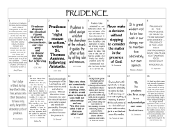 prudence - Aquinas Academy of Pittsburgh