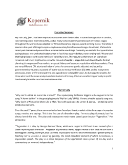 My Fair Lady - Kopernik Global Investors