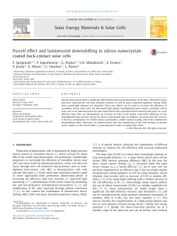 Purcell effect and luminescent downshifting in silicon