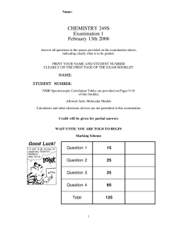 50 Minute Examination 1 from 2006