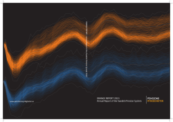 ORANGE REPORT 2015 Annual Report of the Swedish Pension