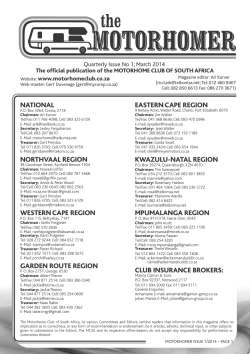 motorhomer motorhomer - Motorhome Club Of South