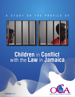 Children in Conflict - Office of The Children`s Advocate