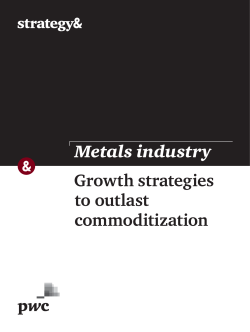 Metals industry - Strategy