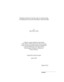 THEMES FOUND IN YOUNG ADULT LITERATURE: A