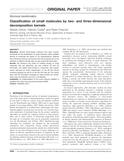 Classification of small molecules by two-and three