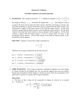 Homework 3 Solutions Worksheet solutions to be posted separately