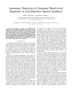 Automatic Detection of Unnatural Word