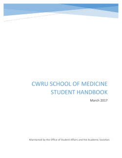 PDF of entire SOM Student Handbook - School of Medicine