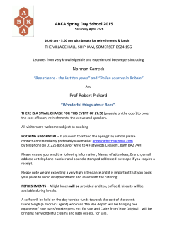 ABKA Spring Day School 2015 Norman Carreck Prof Robert Pickard