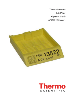 LabWriter Operator Manual Issue 4