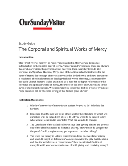 Study Guide for The Corporal and Spiritual Works of Mercy