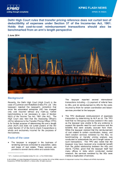 Delhi High Court rules that transfer pricing reference does not curtail