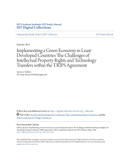 Implementing a Green Economy in Least