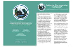 Ocklawaha restoration fact sheet 2015 9 20