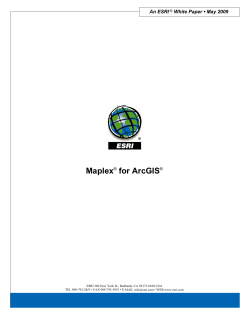 Maplex for ArcGIS