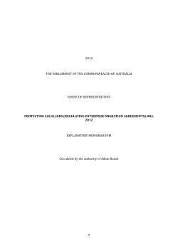 2012 the parliament of the commonwealth of australia house of