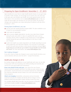 Active newsletter - NAFHealthPlans.com