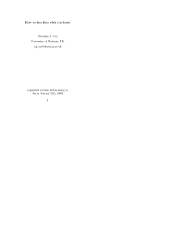 How to face lists with fortitude