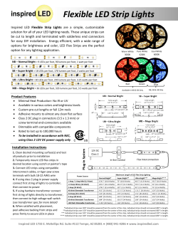 Flexible LED Strip Lights