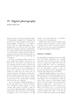 27. Digital photography